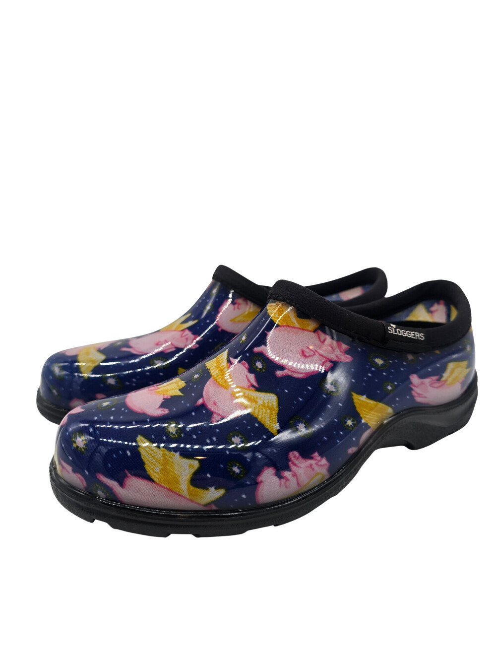 Sloggers Waterproof Gardening Shoes | Women's 6 | Flying Pigs | Made in USA
